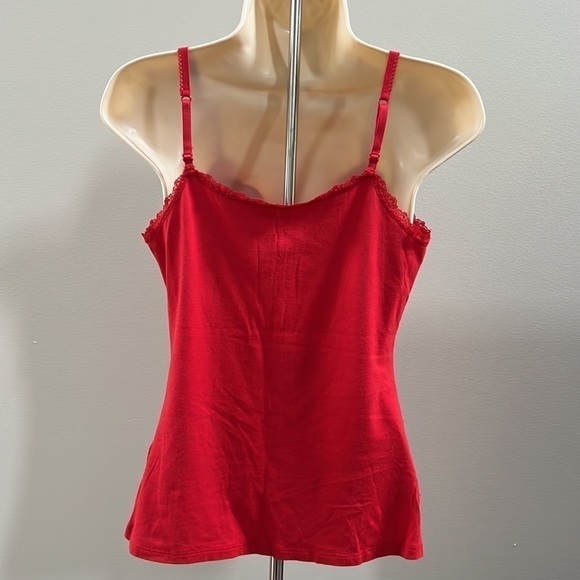 ELLE Women's Red Tank Top Size S - Picture 6 of 11